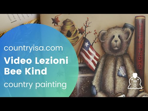 Bee Kind - Video Lezioni di country painting countryisa