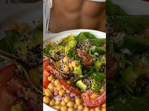 Chickpea Salad 🤤 Quick & easy meal prep!