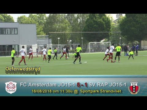 FC Amsterdam O15-1 vs SV RAP O15-1 1e HELFT