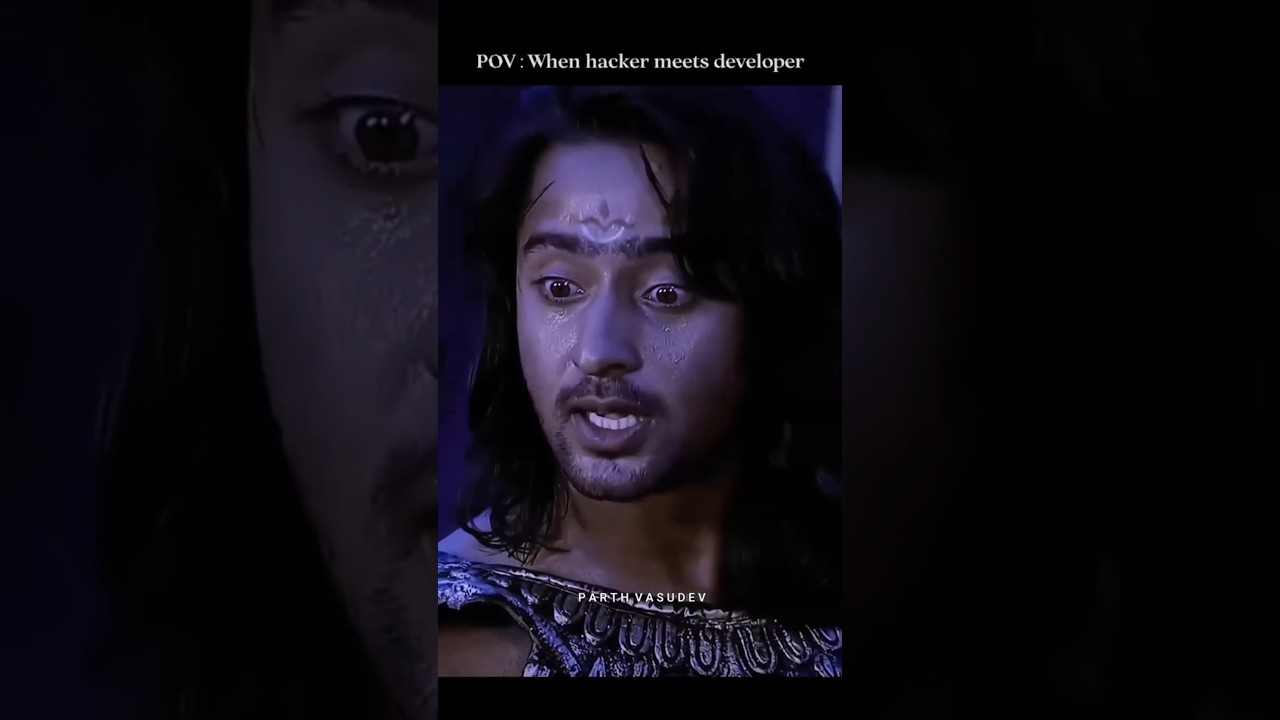 When Hacker meets developer ☠️..|shree krishna edits🦚..|#shorts #explore #krishna #shreekrishna....|