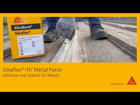 How to seal roofing elements with Sikaflex 117 Metal Force