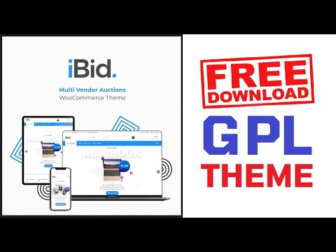 Ibid Multi Vendor Auctions Woocommerce Theme