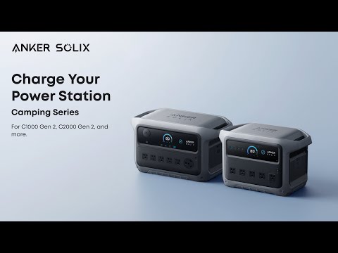 How to Charge Anker SOLIX Camping Series Portable Power Stations