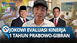 INI EVALUASI JOKOWI soal Kinerja 1 Tahun Prabowo-Gibran, Soroti Kasus MBG hingga Sekolah Rakyat