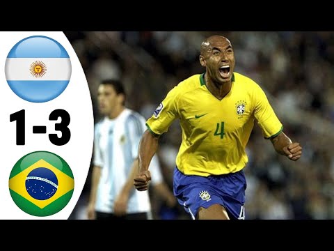 Argentina 1 × 3 Brazil | Extended Highlight and All Goals- World cup Qualifiers 2009 HD