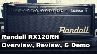 Video thumbnail for Randall RX120RH 120W Guitar Amplifier Overview, Review & Demo (through Eminence DV77s) by Marvin Martelly