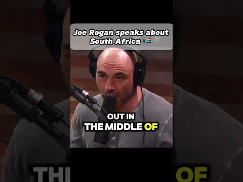 Joe Rogan speaks about South Africa 🇿🇦 #joerogan #podcast #react