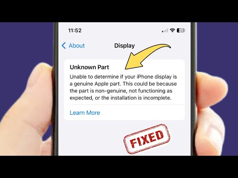 Unknown part display iPhone how to fix / iPhone 12/13/ 14 / 15 Pro Max / 16 Pro Max / 17 Pro Max