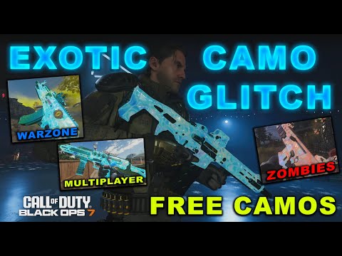 BO7, SECRET CAMO GLITCH, EXOTIC CAMO GLITCH, BO7 Glitch to get exotic weapon camos onto other weapon