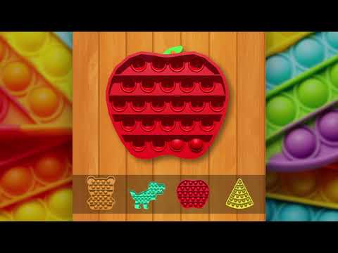 Antistress Pop it Fidget Games Video