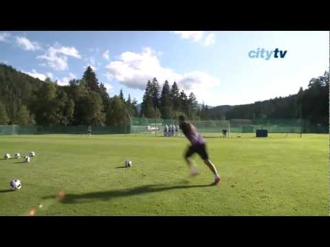 TRAINING Aleks Kolarov shooting and free kick practice