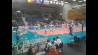 preview picture of video '20121212 champions league knack roeselare - zenit kazan ; warmup 1/2'