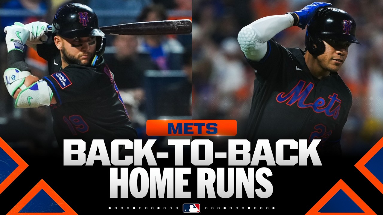 HOME RUN PARTY IN QUEENS 🥳 Bo Bichette & Juan Soto send back-to-back homers for the Mets 🍎