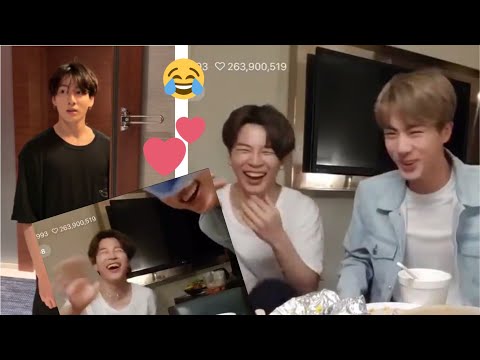 190519 Jin and Jimin cut the Vlive Before jungkook between 😁💖