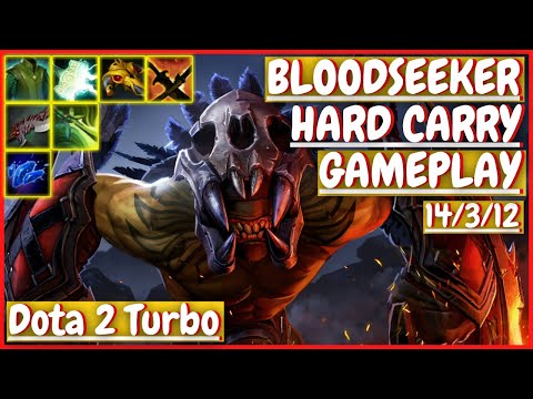Bloodseeker 14/3/12 [HARD CARRY] [Gameplay DOTA 2 Turbo] 7.32