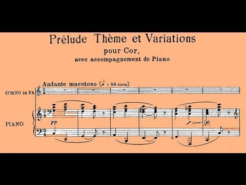 Rossini: Prélude, Thème et Variations pour cor et piano - Guido Corti & Riccardo Caramella