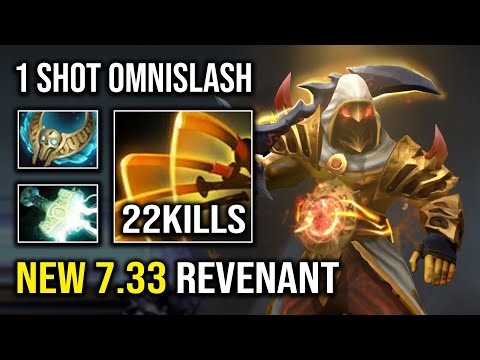 NEW 7.33 Revenant's Brooch Omnislash Juggernaut 100% Pure Magic Right Click Dota 2