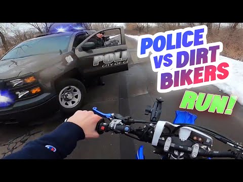Police Chase Dirt Bikers - Cops VS Motorcycles | Best Compilation 2021