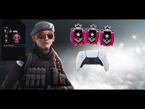 THE *BEST* CONTROLLER CHAMPION SETTINGS & SENSITIVITY -R6 PS5 Ranked Highlights