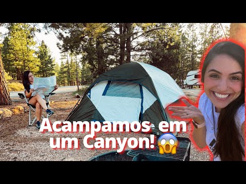 Camping in the United States for the first time! 🇺🇸