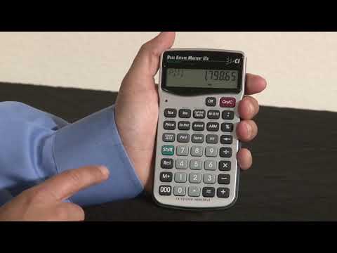 Real Estate Master IIIx Calc Video