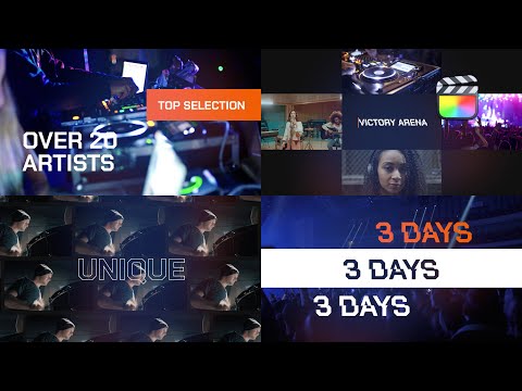Music Event Modular Template for Final Cut Pro — MotionVFX