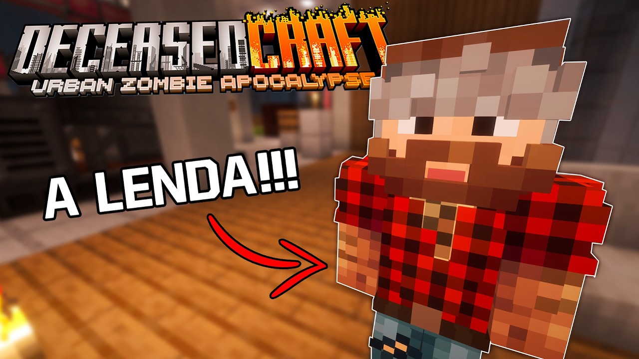 ACHEI a LENDA CHUCK N. no MINCRAFT!!! - Minecraft DeceasedCraft E18 (1.20.1)
