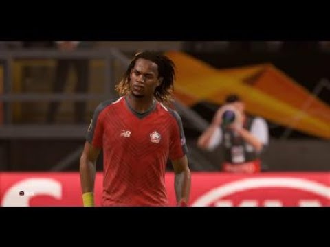 FIFA 19 Realistic sliders |Lille career mode | Europa league