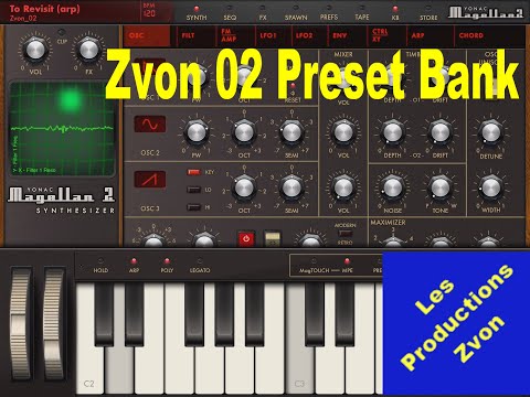Zvon 02 - preset bank for Yonac Magellan 2 synth - First Demo