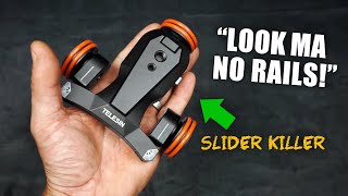 Telesin Motorized Dolly Car is a camera slider without the rails - Content creators must have!