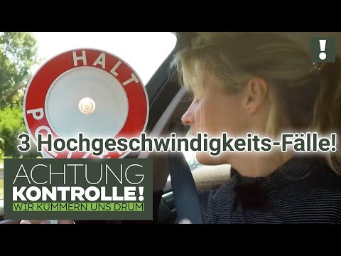 🚨 Auf der Autobahn wird GEDRÄNGELT und GERAST! 🚨 3 Highspeed-Fälle | Kabel Eins | Achtung Kontrolle