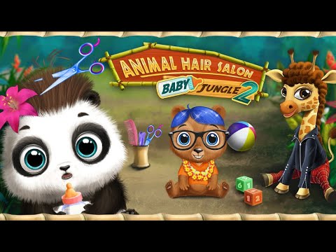 Baby Jungle Animal Hair Salon 2 Gameplay