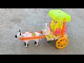 How To Make Mini Cow Bullock Cart With DC Motor Creative Woodworking Projects