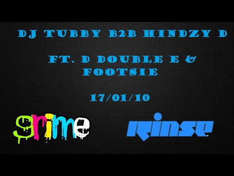 DJ Tubby B2B Hindzy D ft. D Double E & Footsie - RinseFM - 17/01/10
