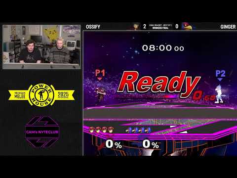 Ossify (Marth) vs Ginger (Falco) - Powerhouse 2025 - Final Bracket, Winners Finals