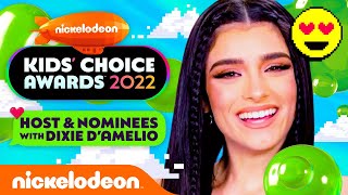 Dixie D’Amelio Gets SLIMED While Announcing the Kids’ Choice Awards 2022 Hosts &amp; Nominees! 💚