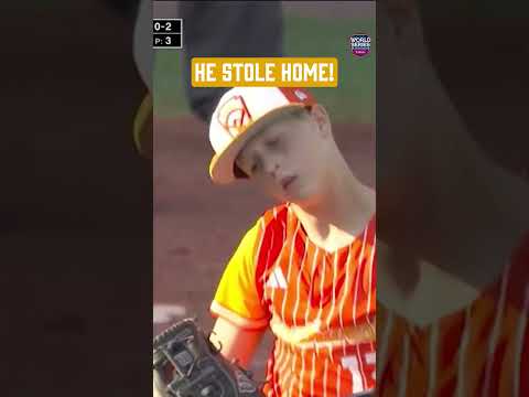 STOLE HOME IN THE LITTLE LEAGUE WORLD SERIES!