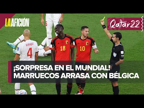 Marruecos exhibe a Bélgica y se pone líder del grupo G