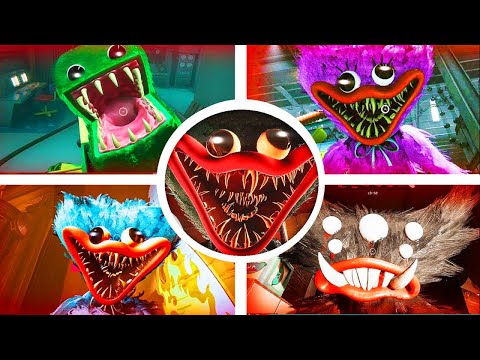 HUGGY WUGGY vs MOMMY LONG LEGS vs BOXY BOO   ALL Jumpscares in Poppy Playtime Project | GamePlay