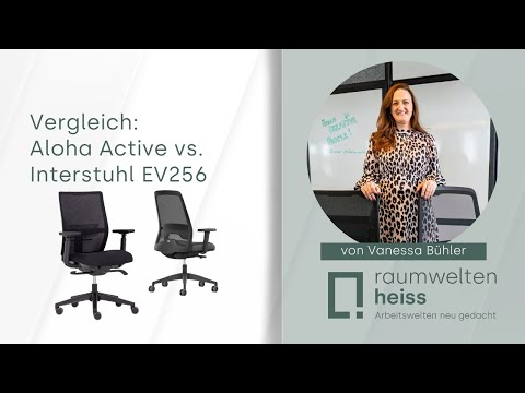 Vergleichsvideo Bürostühle | Haworth Aloha Active vs. Interstuhl EVERYis1 EV256 (EV25R)