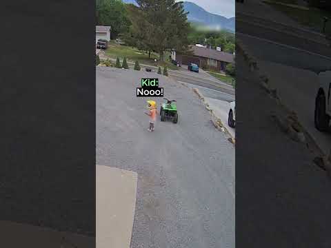 Dad Saves Kid From Quad Bike Crash!