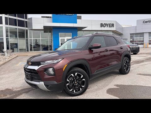 2023 Chevrolet TrailBlazer AWD 4dr LT in Red for sale at Boyer Chevrolet Lindsay Ltd. in Lindsay, ON