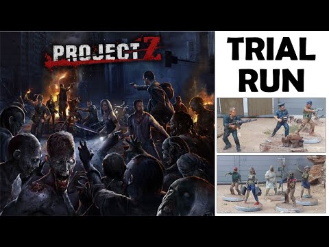 Project Z Battle report "Test run" - Zombie apocalypse game from Warlord