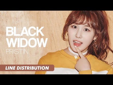 PRISTIN (프리스틴) - Black Widow | Line Distribution