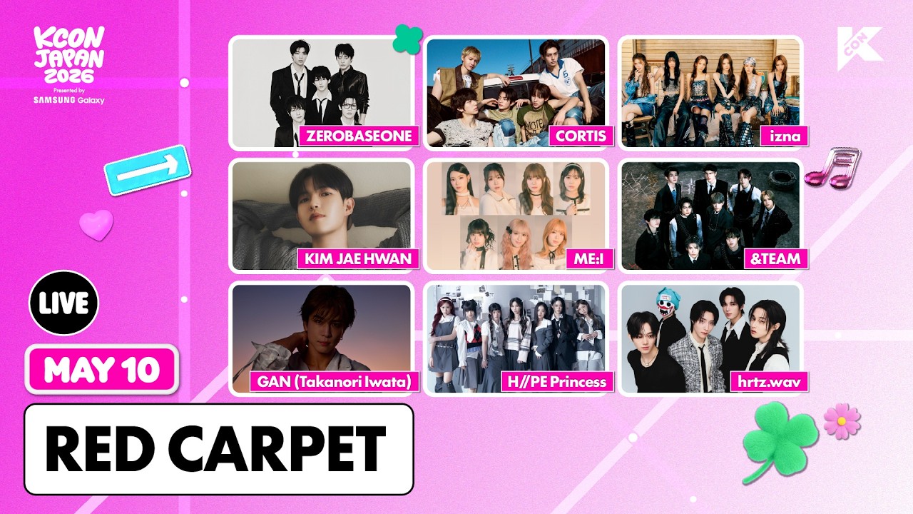 ❤️RED CARPET I KCON JAPAN 2026 - MAY 10 (JST/KST 2026.05.10 16:30)