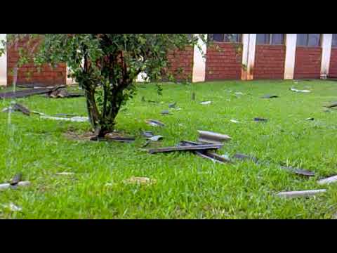 Destruição na Unioeste Foz