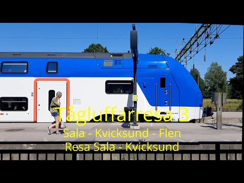 2021-07-16 TÅGLUFF Sala - Kvicksund  - Jag reser genom sommarsverige