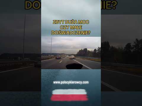 Zbyt duża moc czy brak doświadczenia? #wypadek #droga #motoryzacja #polscykierowcy