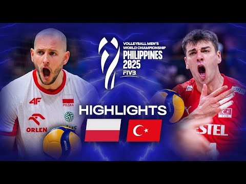 Poland 🇵🇱 vs. Türkiye 🇹🇷 - Quarter Final | Highlights | Men's World Championships 2025