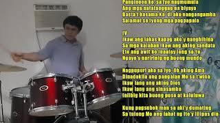ASOP INIIBIG KITA BUONG PUSO AT KALULUWA LYRICS and DRUM COVER